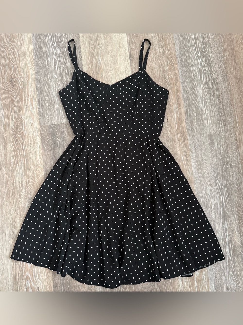 Old Navy Cami Mini Polka Dot Spaghetti Strap Dress Size L